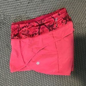 lululemon running shorts size 4